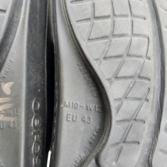 Oofos Ooah Slides Black Mens Size 10, Women's 13 - Picture 6 of 6